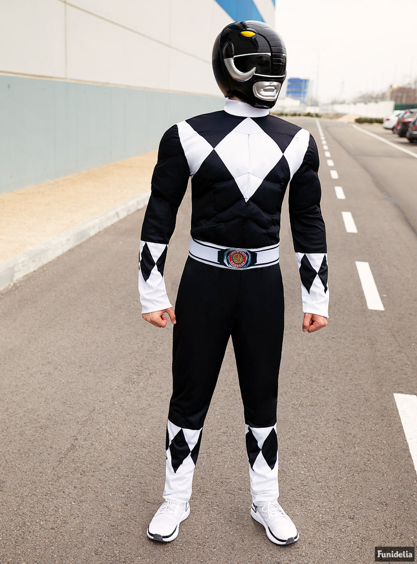 Casque Power Ranger Noir adulte