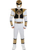Casque Power Ranger Blanc adulte