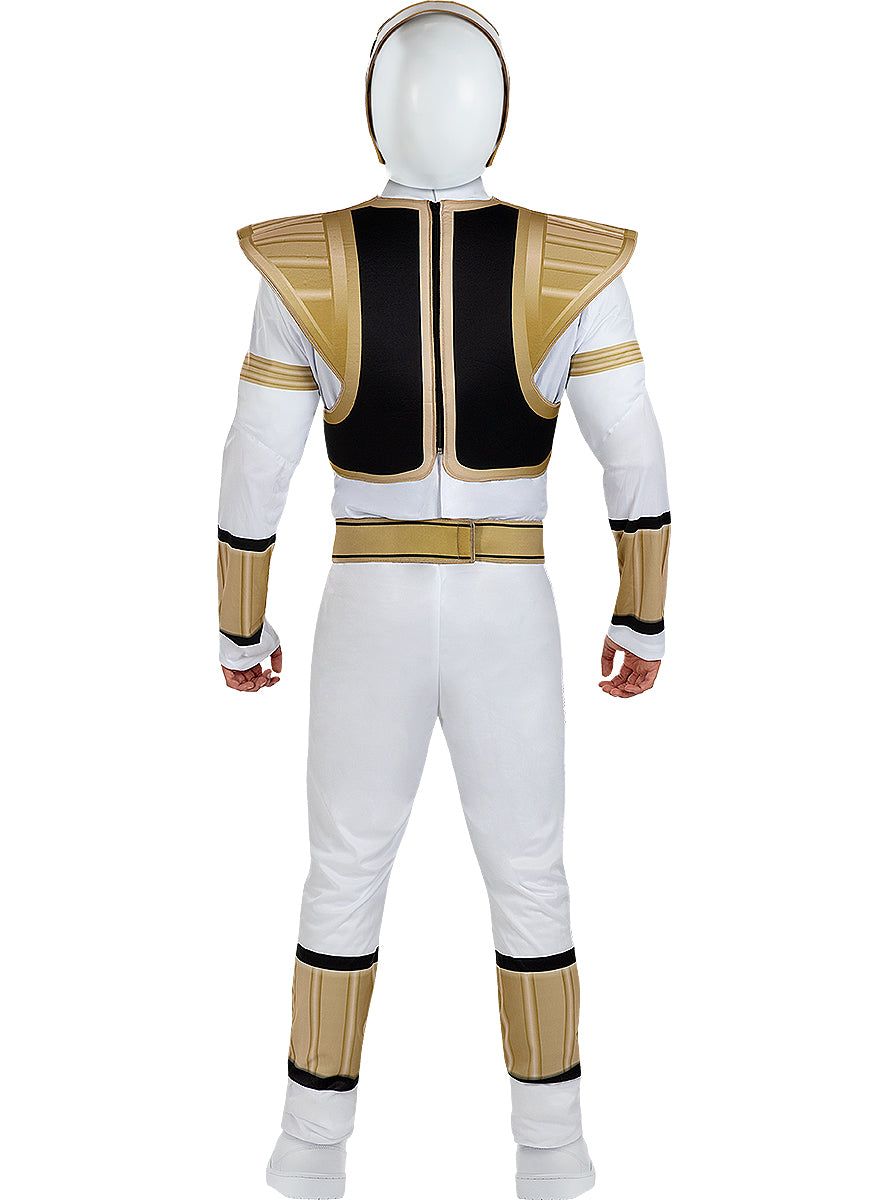Casque Power Ranger Blanc adulte