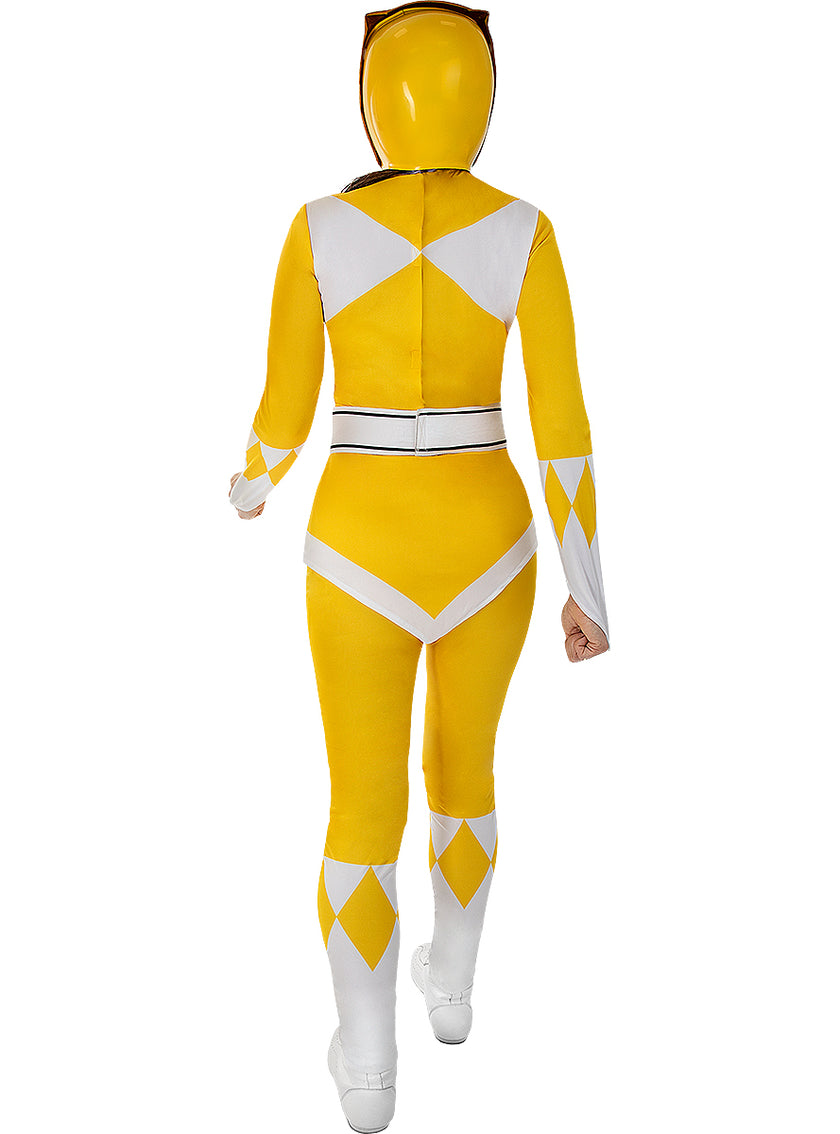 Casque Power Ranger Jaune adulte