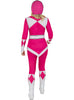 Casque Power Ranger Rose adulte