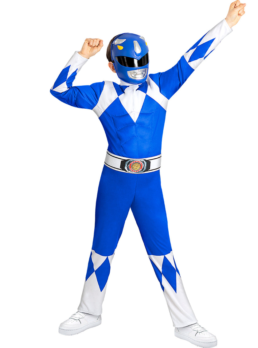 Masque Power Ranger bleu enfant