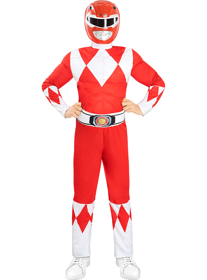 Masque Power Ranger rouge enfant