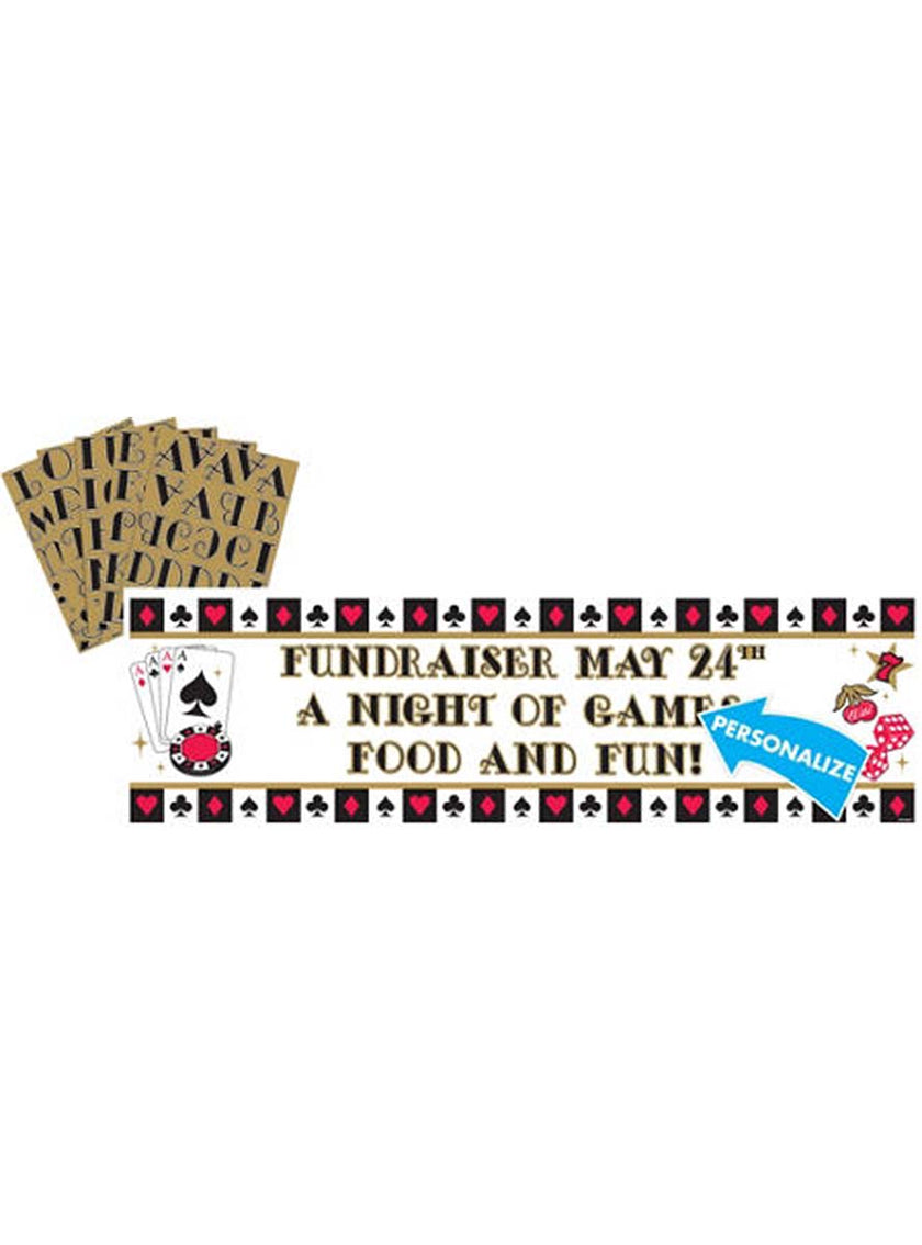 Bannière de poker personnalisable