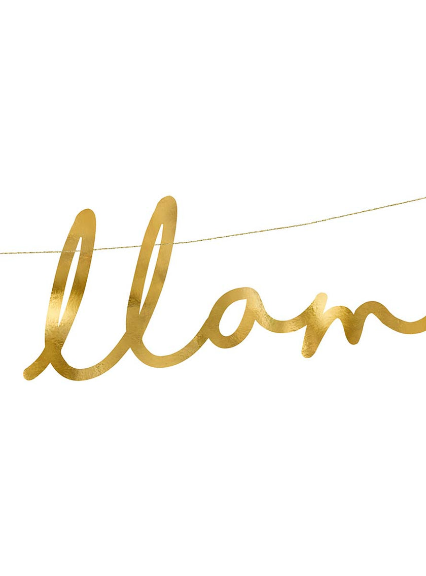 Guirlande dorée 