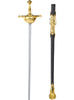 Épée de mousquetaire avec étui