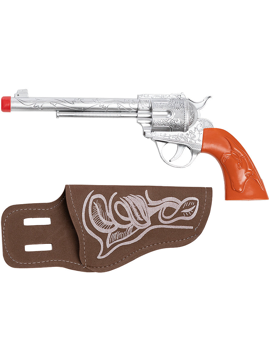 Revolver cowboy avec étui