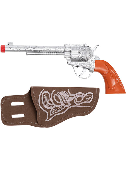 Revolver cowboy avec étui