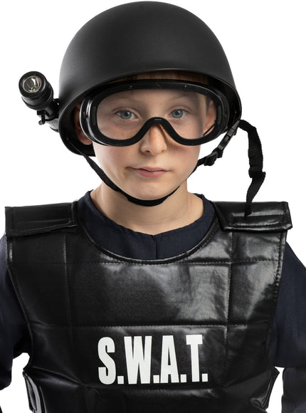 Casque policier SWAT enfant