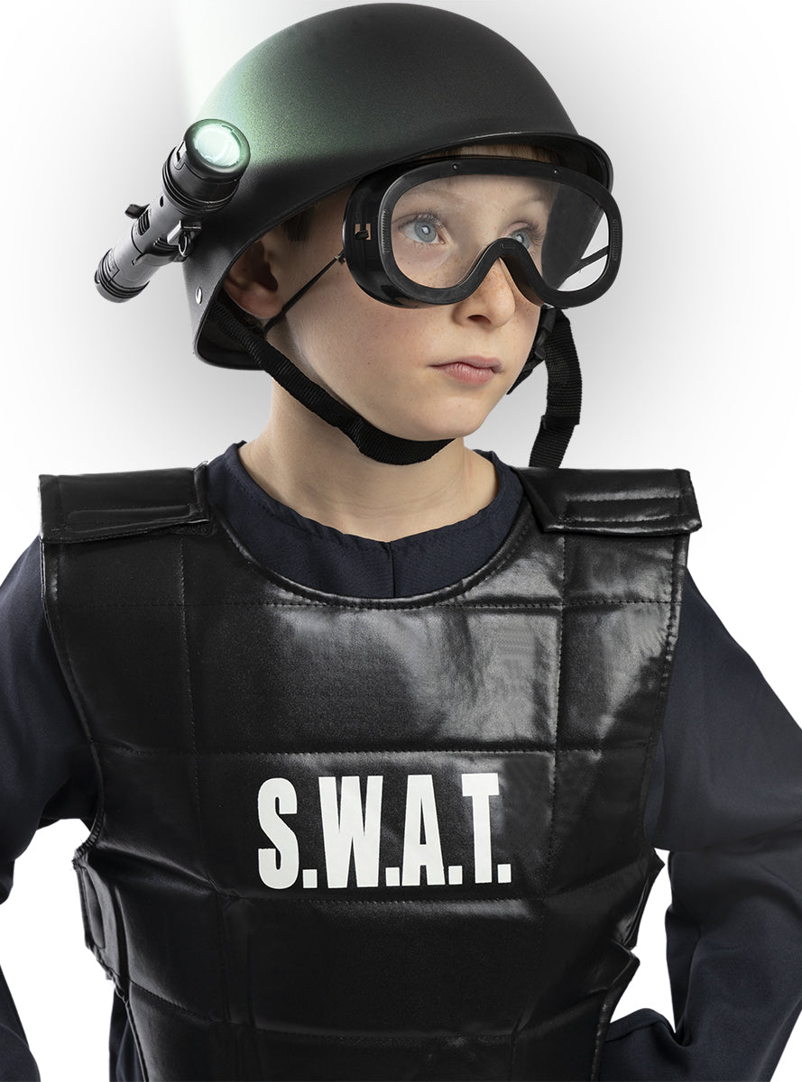 Casque policier SWAT enfant