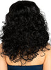 Perruque noire longs cheveux