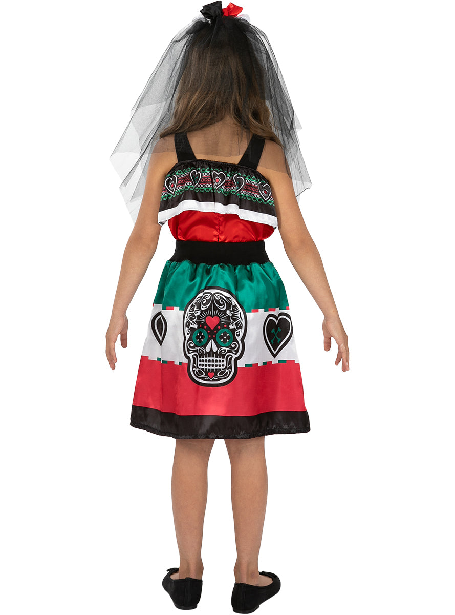 Déguisement Dia de los Muertos pour fille