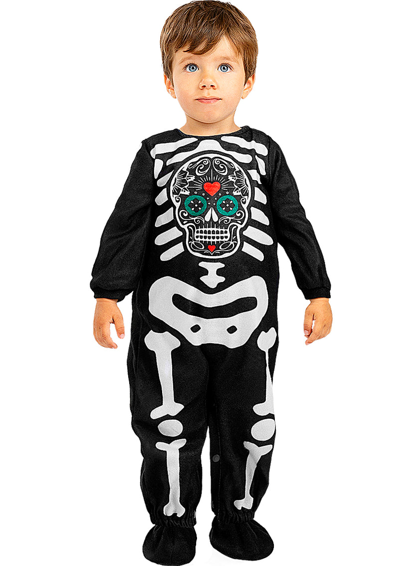 Déguisement squelette jour des morts pour bébé
