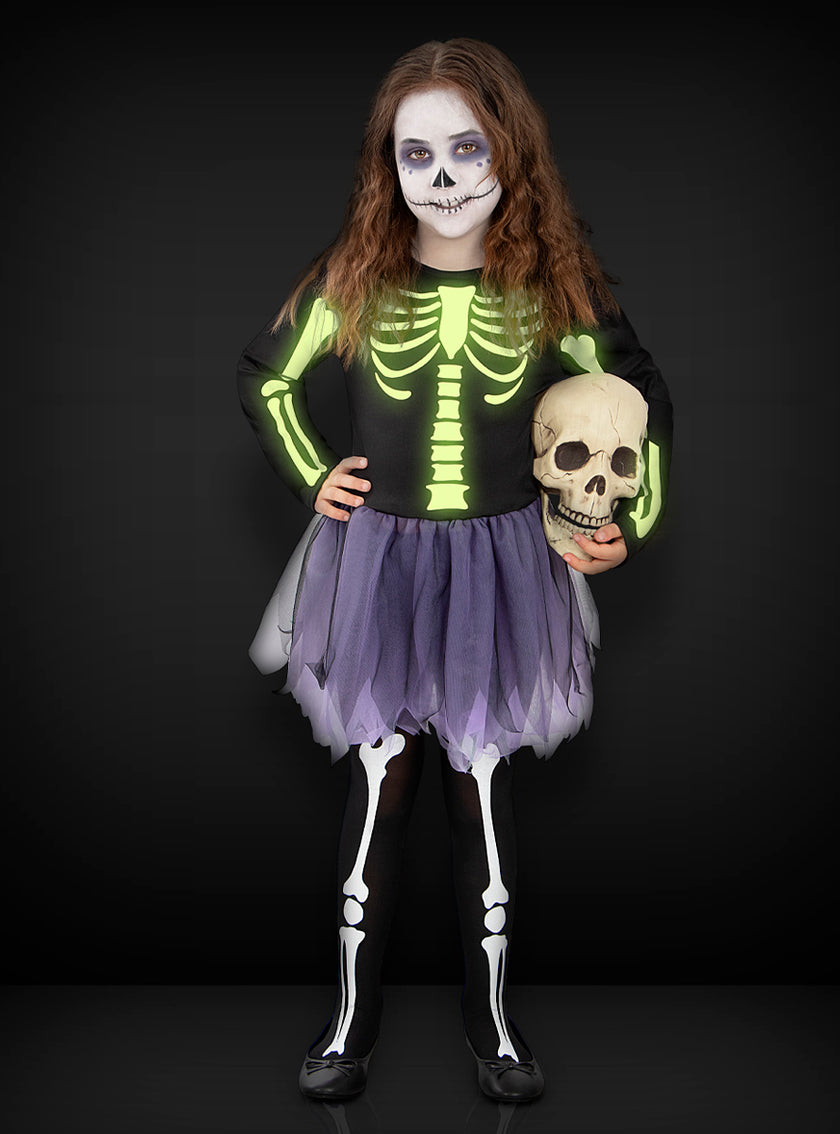 Déguisement squelette fille