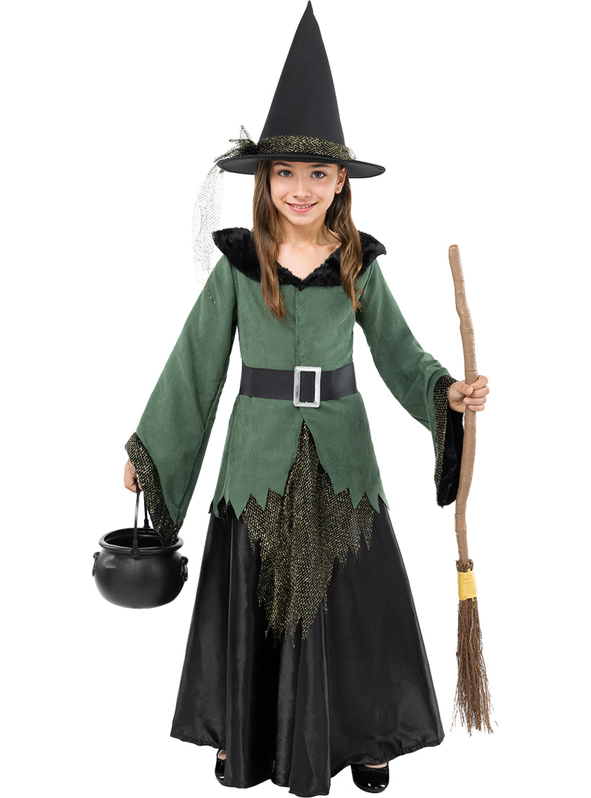 Déguisement sorcière Deluxe fille