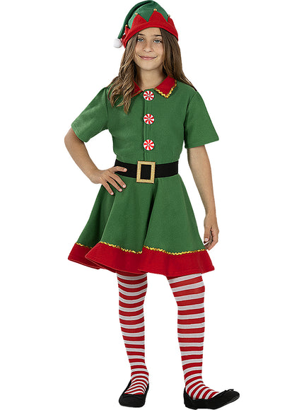 Déguisement lutin de noël pour fille