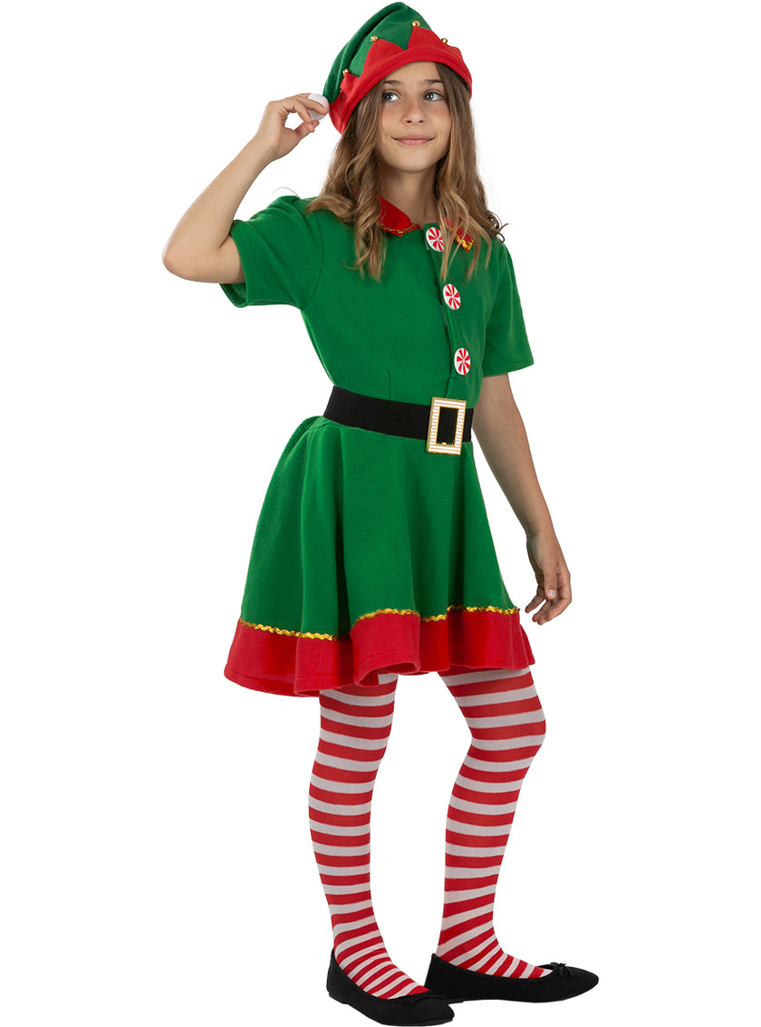 Déguisement lutin de noël pour fille