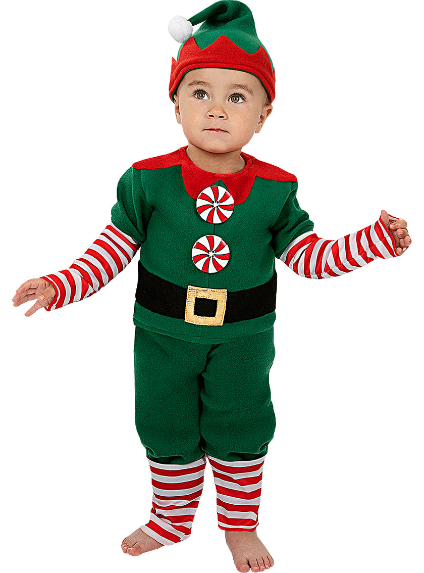 Déguisement lutin de Noël pour bébé