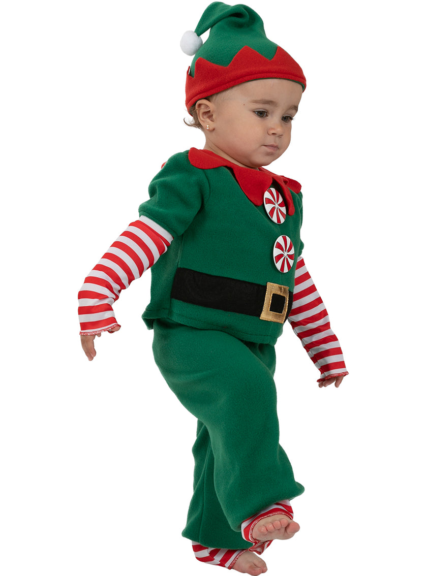 Déguisement lutin de Noël pour bébé