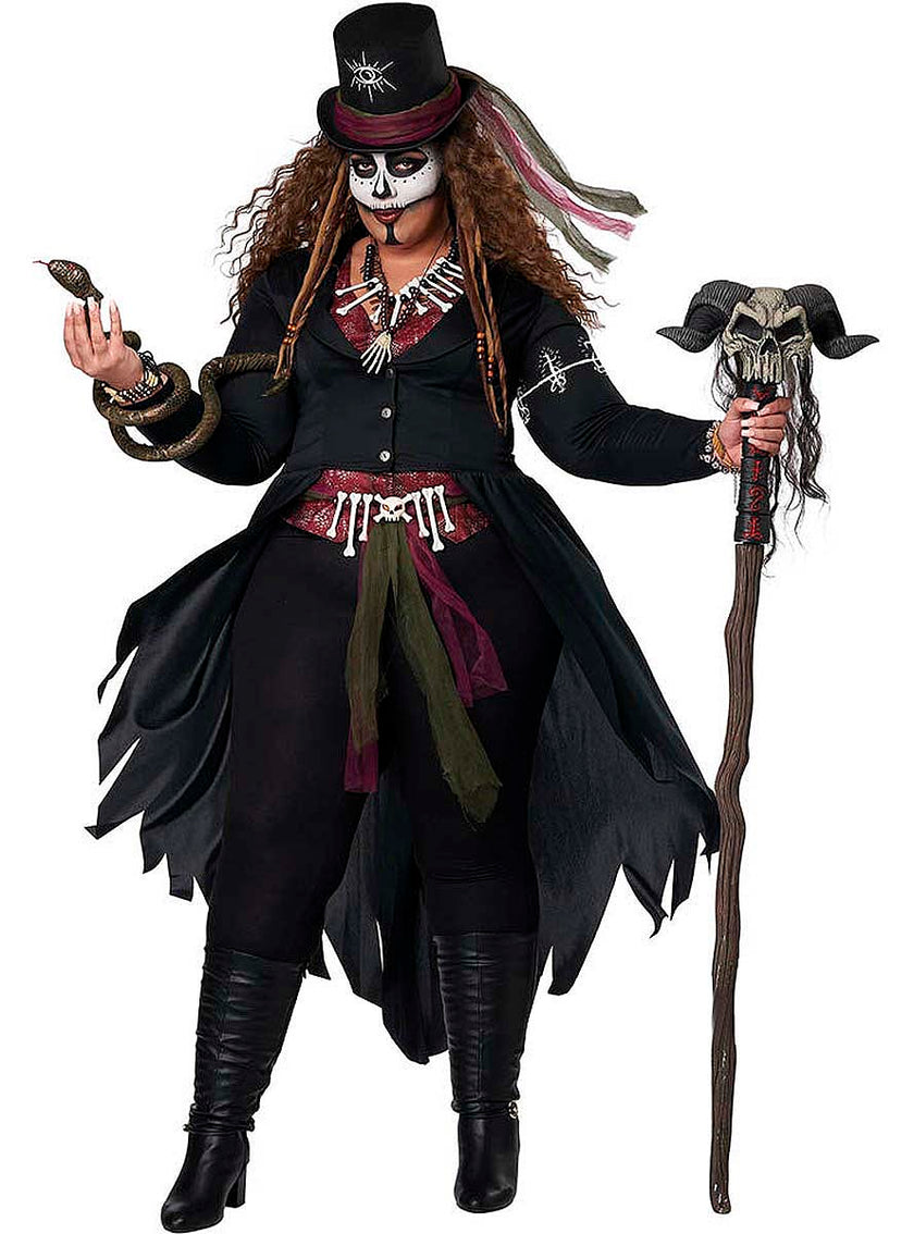 Déguisement maître Vaudou femme grande taille