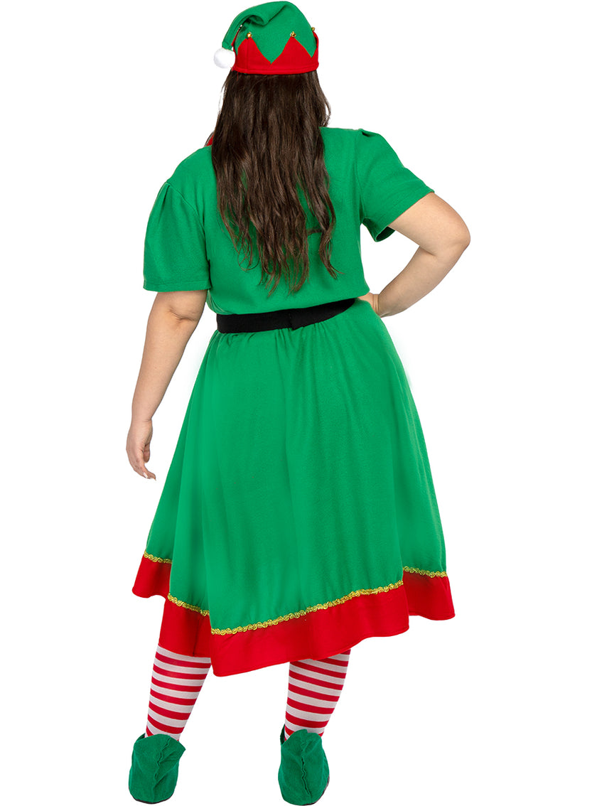Déguisement lutin de noël pour femme grande taille