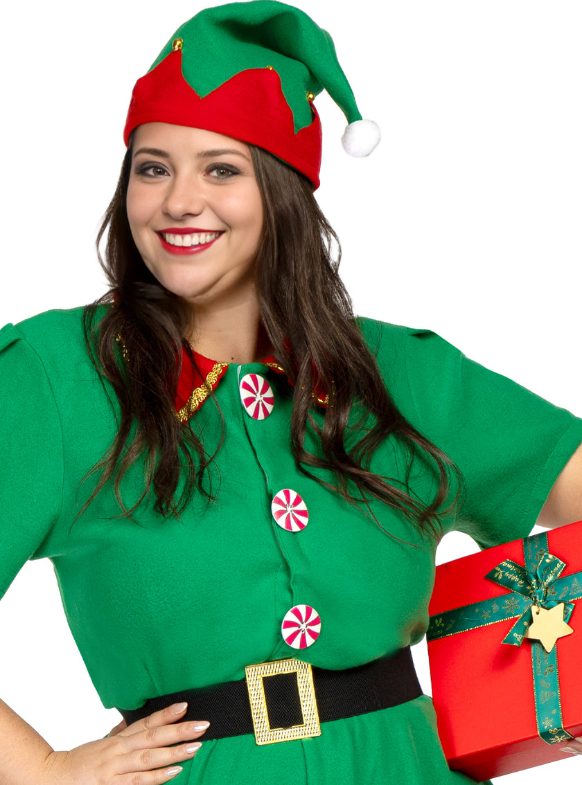 Déguisement lutin de noël pour femme grande taille