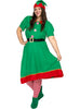 Déguisement lutin de noël pour femme grande taille