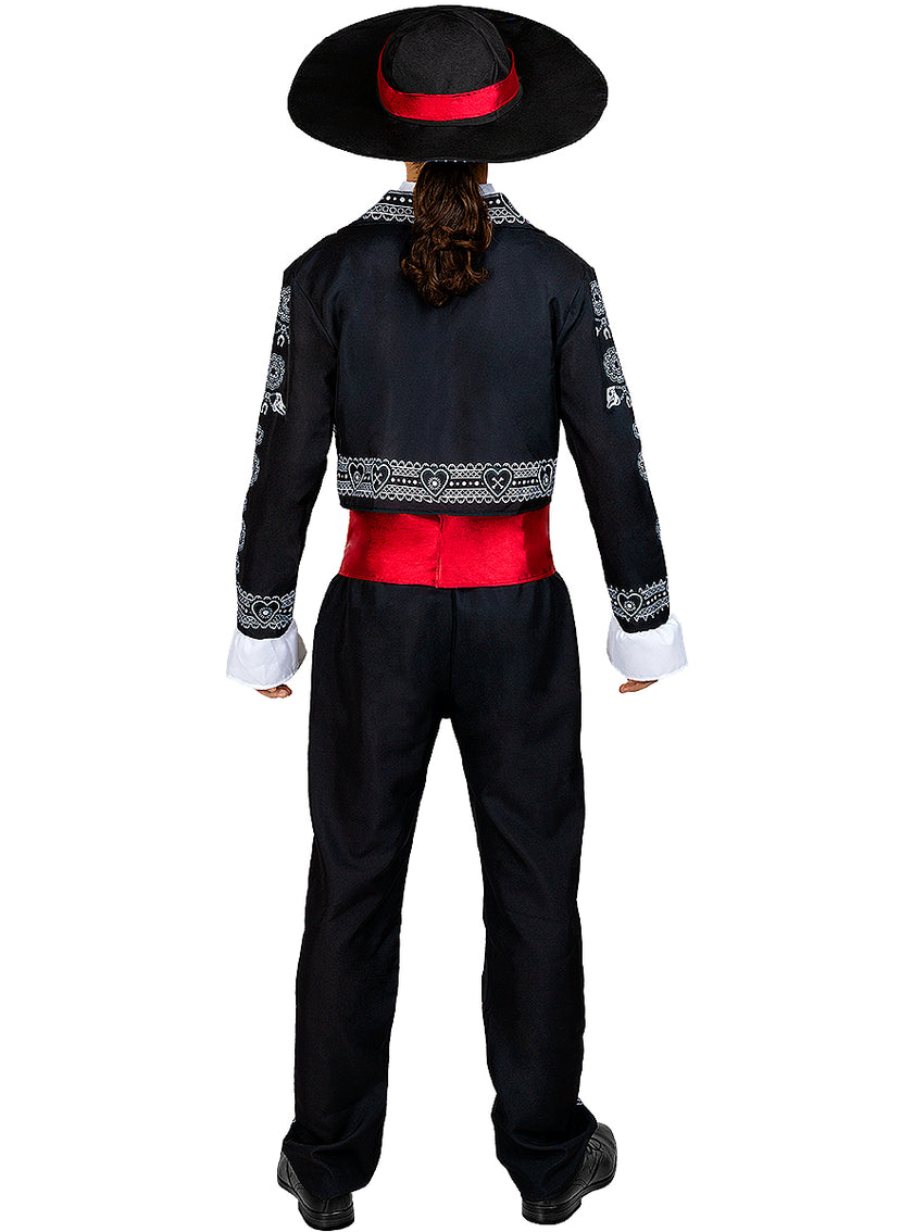 Déguisement Dia de los Muertos pour homme grande taille