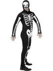 Costume de squelette pour homme grande taille