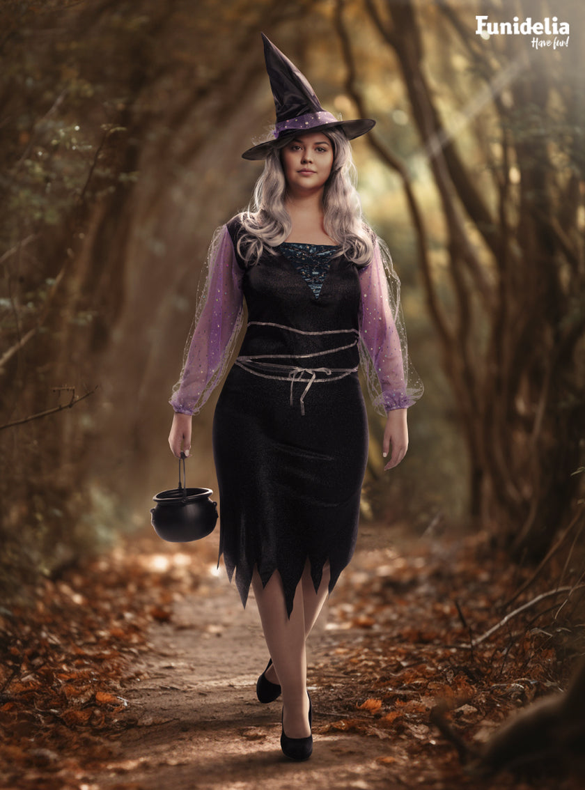 Déguisement sorcière classique femme grande taille