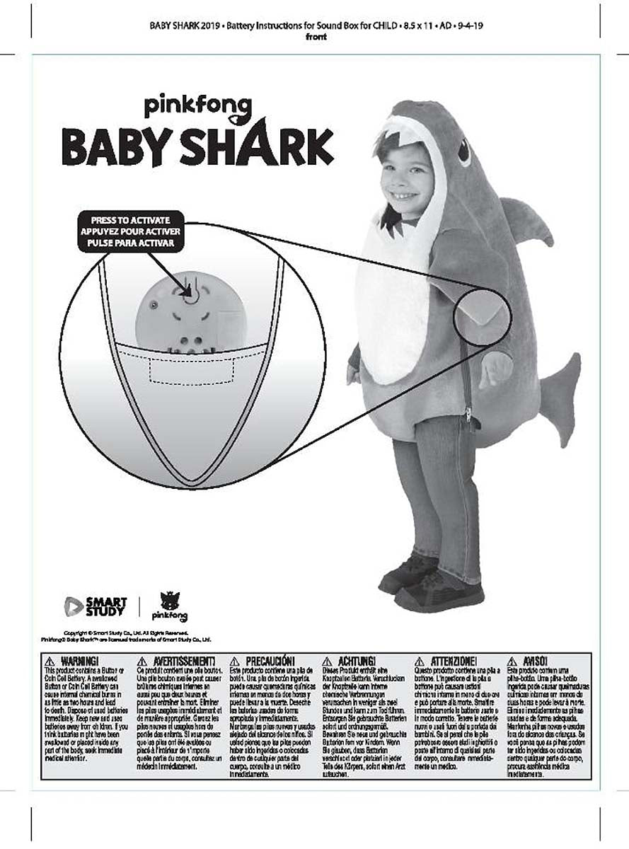 Déguisement Mommy Shark enfant - Baby Shark
