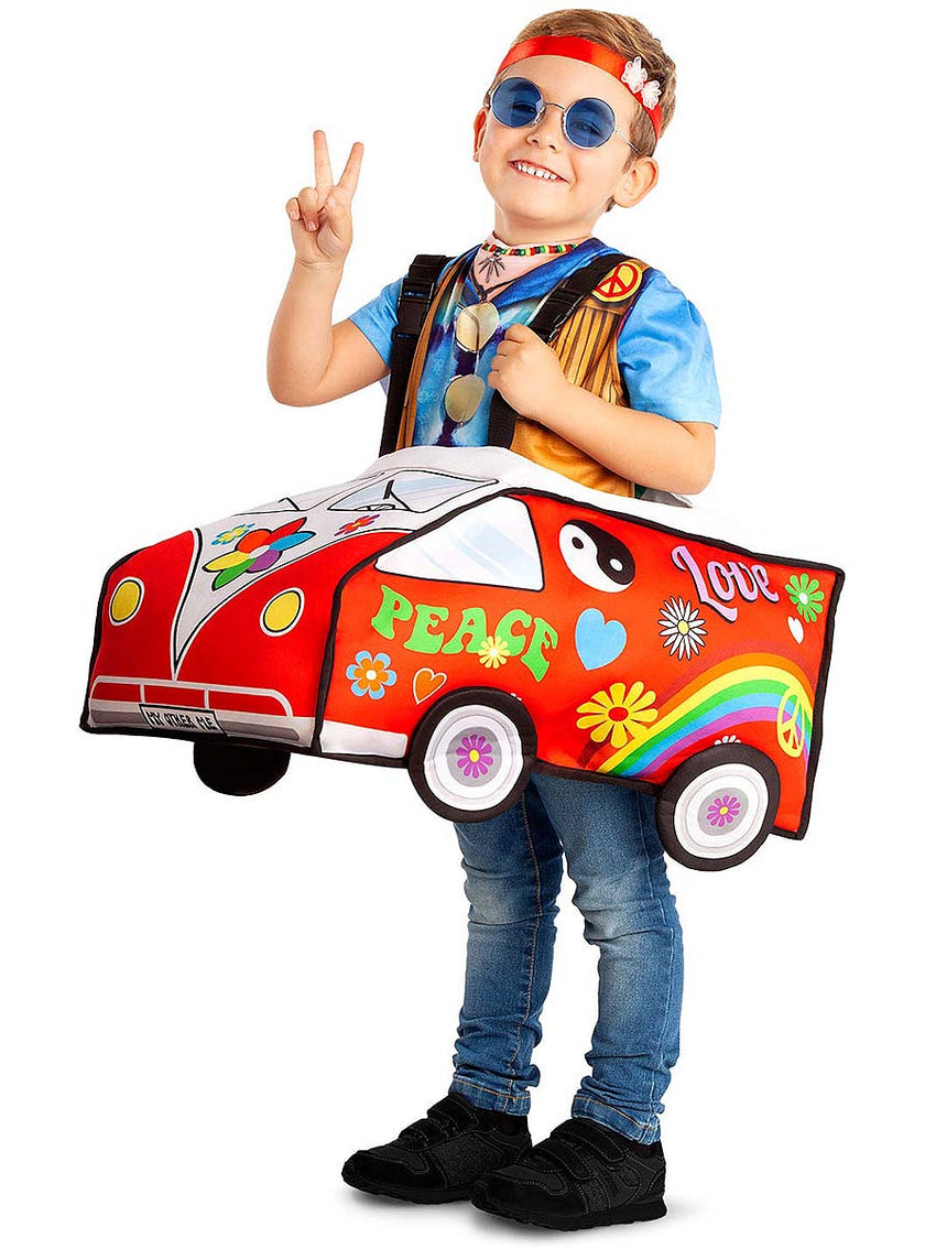 Déguisement Ride On de caravane hippie enfant