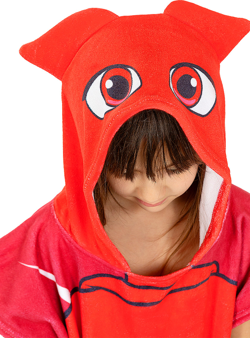Serviette poncho Bibou fille - Pyjamasques