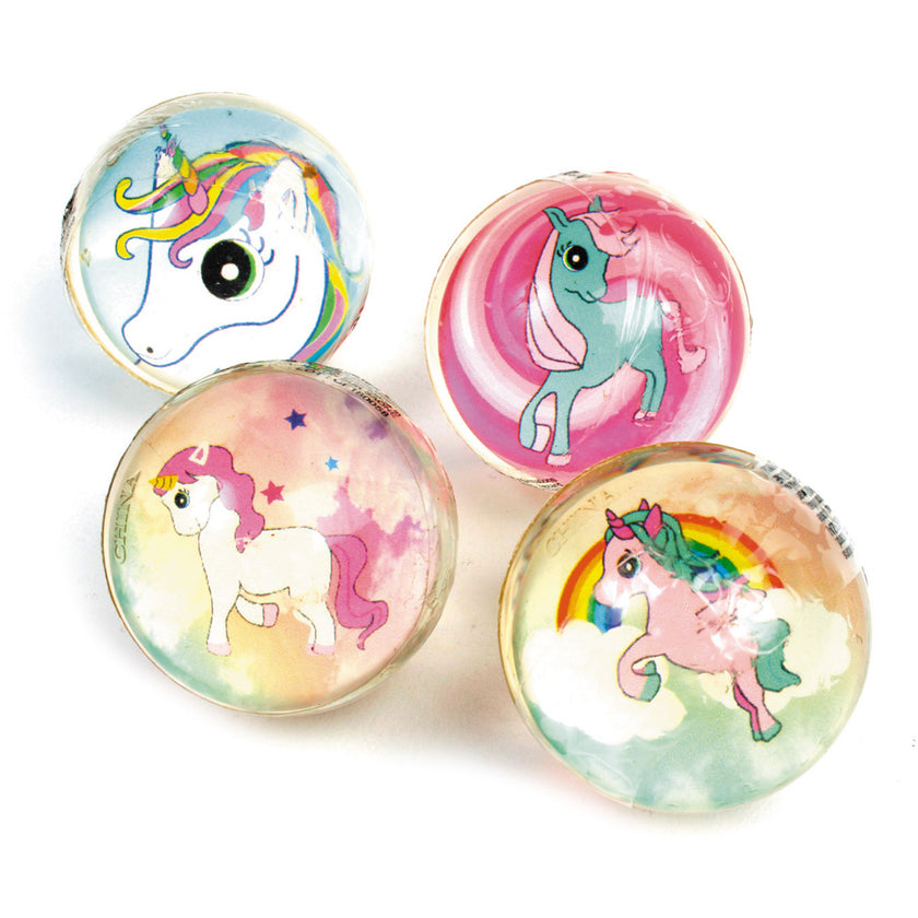 BALLE REBONDISSANTE LICORNE 3CM