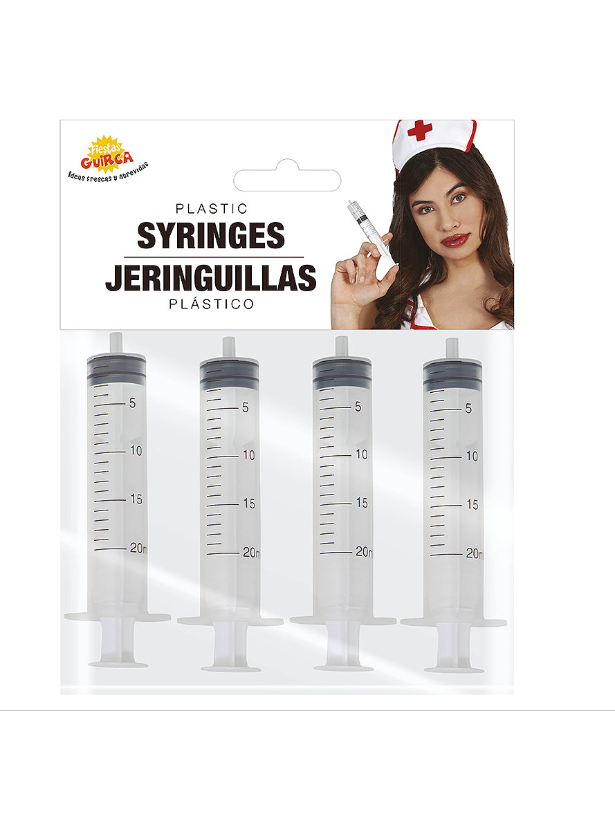 4 seringues d'infirmière