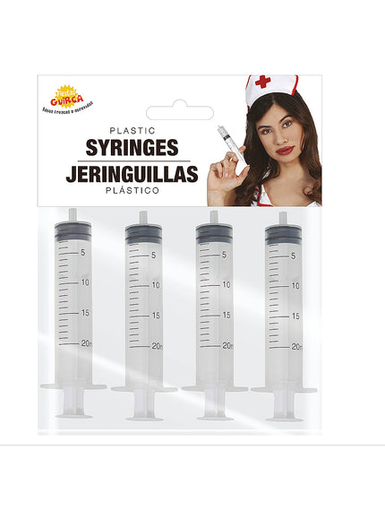 4 seringues d'infirmière