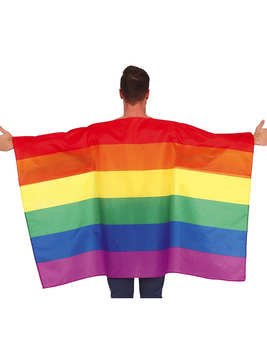 Cape avec drapeau arc-en-ciel