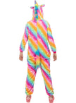 Déguisement licorne multicolore onesie adulte