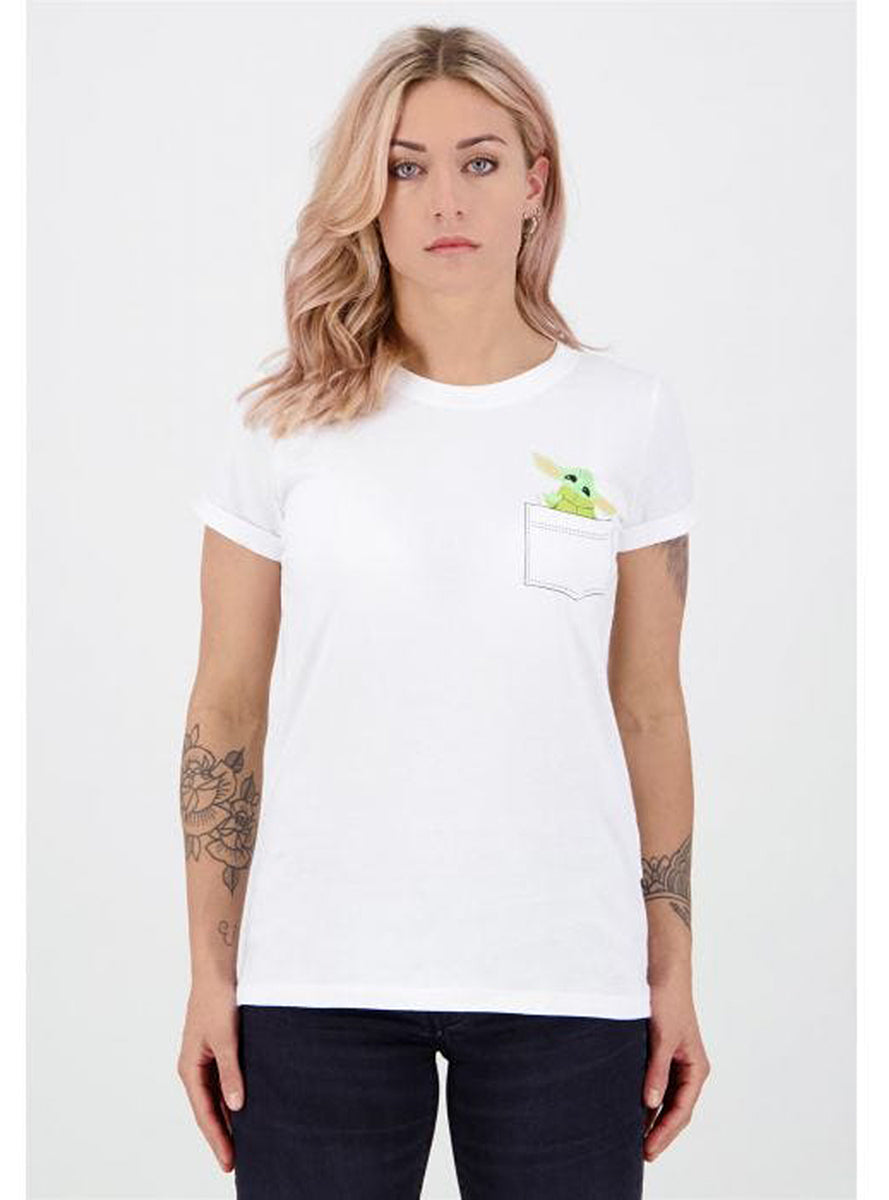 T-shirt Baby Yoda The Mandalorian pour femme - Star Wars