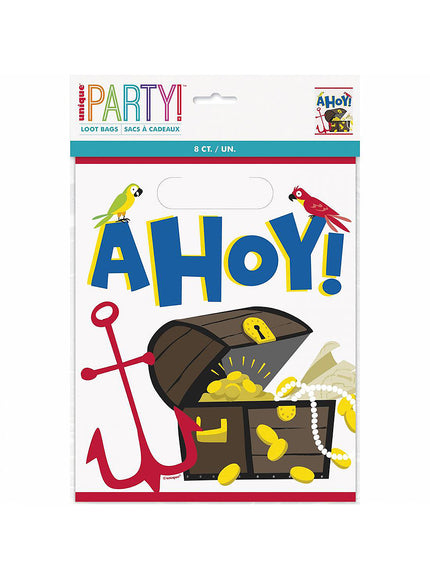8 sachets à bonbons pirates - Ahoy Pirate