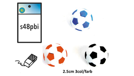 GOMME BALLON DE FOOT 2.5CM