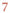 Bougie anniversaire rose gold chiffre 7