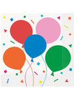 16 serviettes ballons de couleurs (33x33cm) - Colorful Balloons