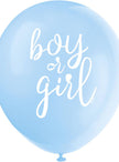 8 ballons en latex (32 cm) - Boy or Girl