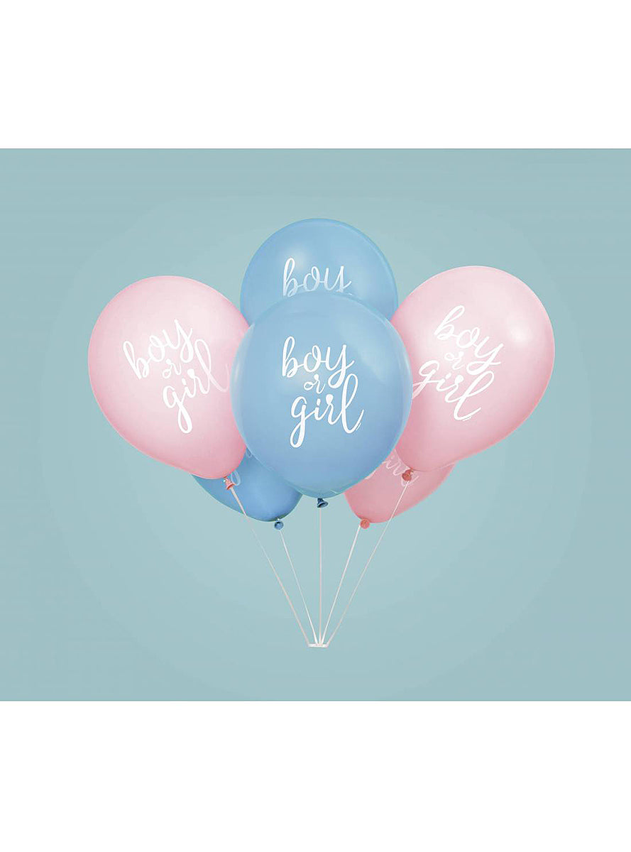 8 ballons en latex (32 cm) - Boy or Girl