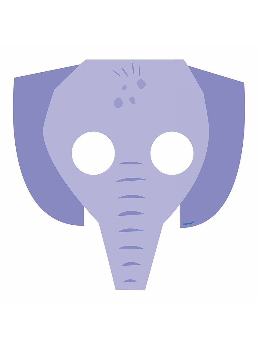 8 masques animaux - Animal Safari