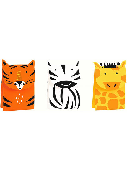 3 sachets à bonbons - Animal Safari