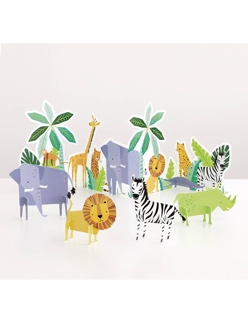 Centre de table animaux - Animales Safari