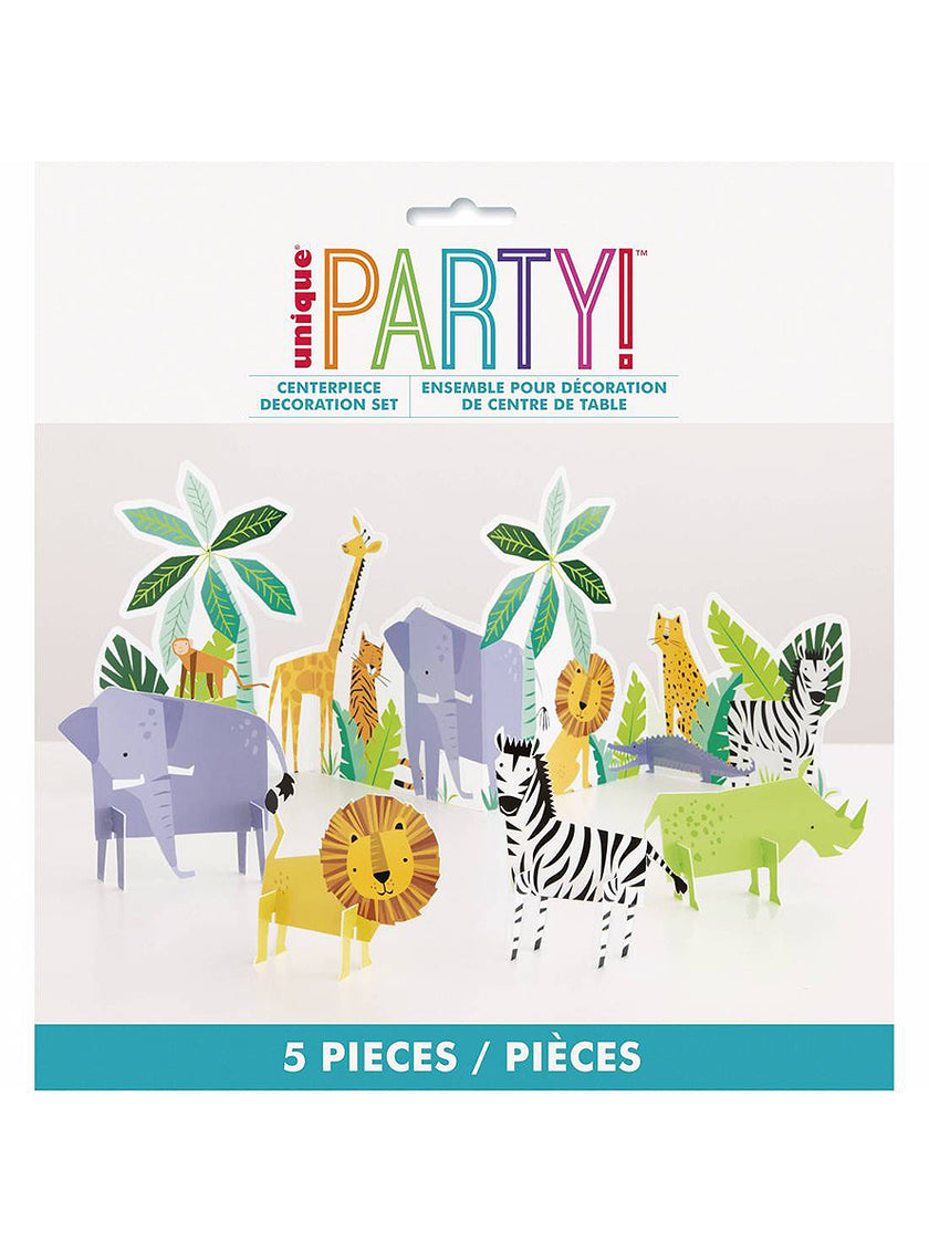 Centre de table animaux - Animales Safari