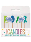 6 bougies anniversaire dinosaure